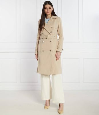 Guess - Płaszcz damski na jesień ze sklepu: Gomez Fashion Store w kategorii: Płaszcze damskie - zdjęcie 874714-BD9-10338_GJ241W000054M03