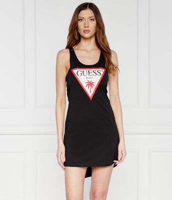 Sukienka wiosenna Guess ze sklepu: Gomez Fashion Store w kategorii: Sukienki - zdjęcie 874714-BD9-10338_GW242W000002046