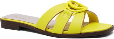 Klapki damskie na lato Guess ze sklepu: Gomez Fashion Store w kategorii: Klapki damskie - zdjęcie 874714-BD9-10338_GU242W000078638