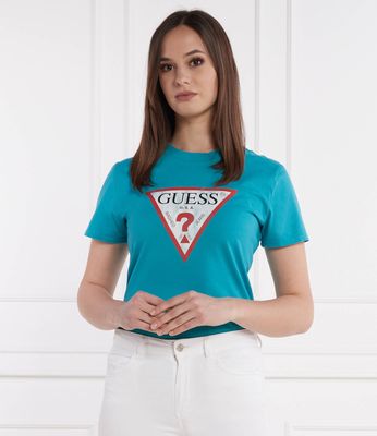 Guess - Bluzka damska na wiosnę młodzieżowa ze sklepu: Gomez Fashion Store w kategorii: Bluzki damskie - zdjęcie 874714-BD9-10338_GJ242W000004O94