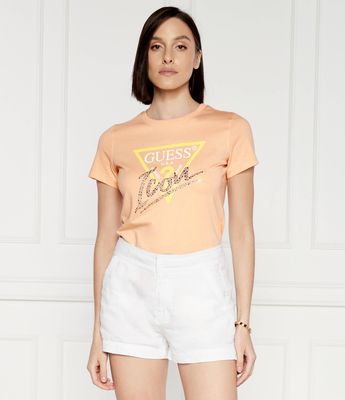Guess - Bluzka damska młodzieżowa na wiosnę ze sklepu: Gomez Fashion Store w kategorii: Bluzki damskie - zdjęcie 874714-BD9-10338_GJ242W000015O99