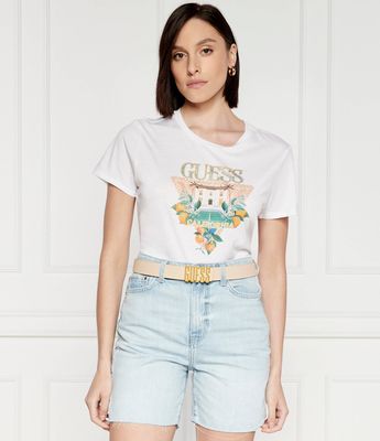 Guess - Bluzka damska w stylu młodzieżowym ze sklepu: Gomez Fashion Store w kategorii: Bluzki damskie - zdjęcie 874714-BD9-10338_GJ242W000026F11