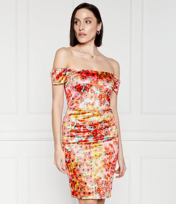Sukienka Guess ze sklepu: Gomez Fashion Store w kategorii: Sukienki - zdjęcie 874714-BD9-10338_GJ242W000061P10