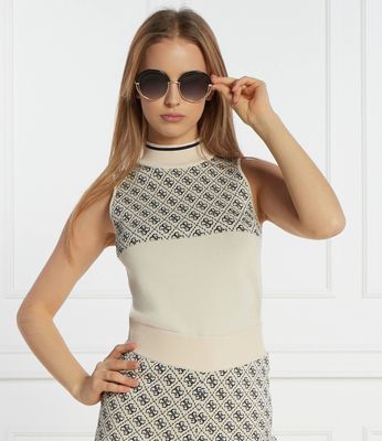 Bluzka damska casual Guess ze sklepu: Gomez Fashion Store w kategorii: Bluzki damskie - zdjęcie 874714-BD9-10338_GJ242W000064P14