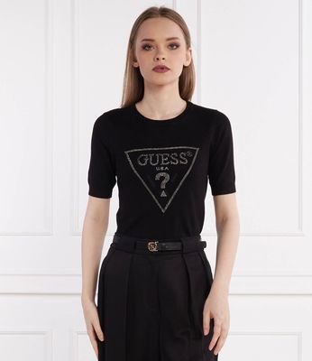 Sweter damski wiosenny Guess ze sklepu: Gomez Fashion Store w kategorii: Swetry damskie - zdjęcie 874714-BD9-10338_GJ242W000088058
