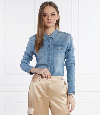 Koszula damska casual Guess ze sklepu: Gomez Fashion Store w kategorii: Koszule damskie - zdjęcie 874714-BD9-10338_GJ242W000098P26