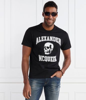 T-shirt męski w stylu młodzieżowym Alexander McQueen ze sklepu: Gomez Fashion Store w kategorii: T-shirty męskie - zdjęcie 874714-BD9-10338_AQ241M000012131