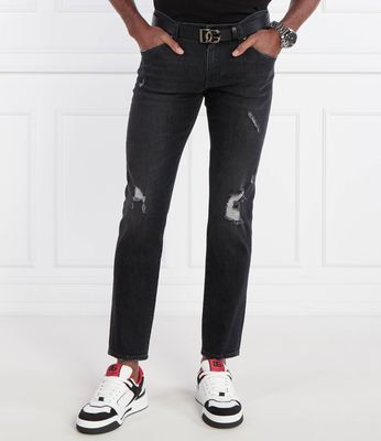 Jeansy męskie Dolce & Gabbana ze sklepu: Gomez Fashion Store w kategorii: Jeansy męskie - zdjęcie 874714-BD9-10338_DG241M000005256
