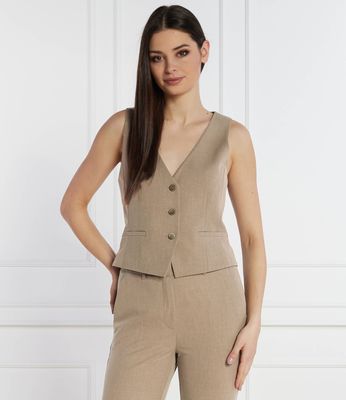 Kamizelka damska Marella ze sklepu: Gomez Fashion Store w kategorii: Kamizelki damskie - zdjęcie 874714-BD9-10338_MA241W000020004