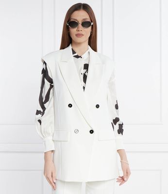 Marc Cain - Kamizelka damska na wiosnę casual ze sklepu: Gomez Fashion Store w kategorii: Kamizelki damskie - zdjęcie 874714-BD9-10338_CR241W000019110