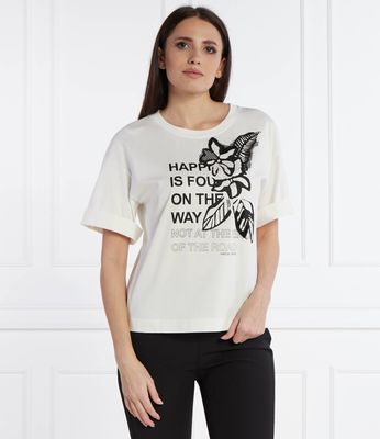 Bluzka damska na wiosnę Marc Cain ze sklepu: Gomez Fashion Store w kategorii: Bluzki damskie - zdjęcie 874714-BD9-10338_CR241W000096110