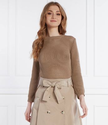 Sweter damski na wiosnę Marella SPORT ze sklepu: Gomez Fashion Store w kategorii: Swetry damskie - zdjęcie 874714-BD9-10338_MR242W000010004