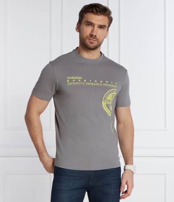 T-shirt męski sportowy Napapijri ze sklepu: Gomez Fashion Store w kategorii: T-shirty męskie - zdjęcie 874714-BD9-10338_NA242M000020357