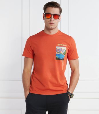 T-shirt męski Napapijri ze sklepu: Gomez Fashion Store w kategorii: T-shirty męskie - zdjęcie 874714-BD9-10338_NA242M000023361