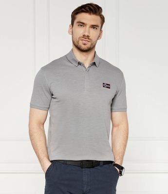 T-shirt męski casual Napapijri ze sklepu: Gomez Fashion Store w kategorii: T-shirty męskie - zdjęcie 874714-BD9-10338_NA242M000031357