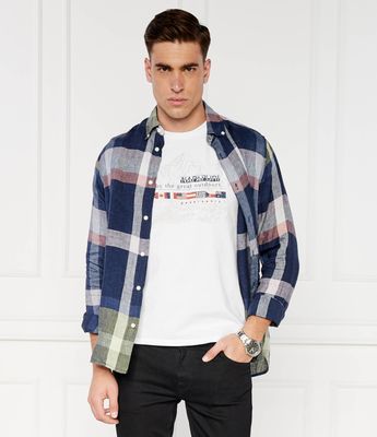 T-shirt męski jesienny Napapijri ze sklepu: Gomez Fashion Store w kategorii: T-shirty męskie - zdjęcie 874714-BD9-10338_NA242M000037002