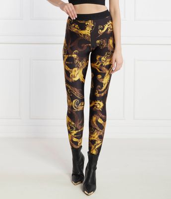 Spodnie damskie na wiosnę casual Versace Jeans Couture ze sklepu: Gomez Fashion Store w kategorii: Spodnie damskie - zdjęcie 874714-BD9-10338_VR242W000009A06