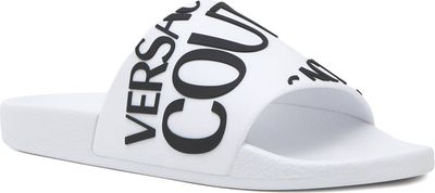 Klapki damskie na lato Versace Jeans Couture ze sklepu: Gomez Fashion Store w kategorii: Klapki damskie - zdjęcie 874714-BD9-10338_VR242W000027003