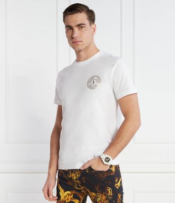 T-shirt męski młodzieżowy Versace Jeans Couture ze sklepu: Gomez Fashion Store w kategorii: T-shirty męskie - zdjęcie 874714-BD9-10338_VR242M000017A10