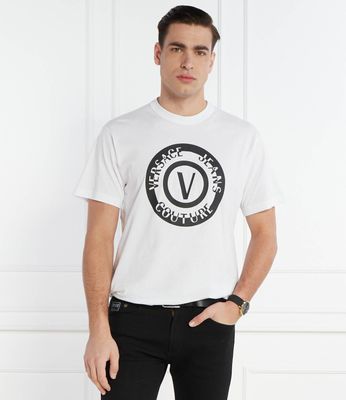 T-shirt męski Versace Jeans Couture ze sklepu: Gomez Fashion Store w kategorii: T-shirty męskie - zdjęcie 874714-BD9-10338_VR242M000018003