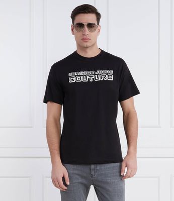 T-shirt męski młodzieżowy Versace Jeans Couture ze sklepu: Gomez Fashion Store w kategorii: T-shirty męskie - zdjęcie 874714-BD9-10338_VR242M000025899