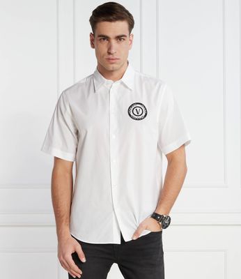 Koszula męska na wiosnę Versace Jeans Couture ze sklepu: Gomez Fashion Store w kategorii: Koszule męskie - zdjęcie 874714-BD9-10338_VR242M000039003