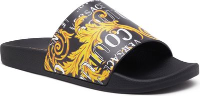 Klapki męskie na lato Versace Jeans Couture ze sklepu: Gomez Fashion Store w kategorii: Klapki męskie - zdjęcie 874714-BD9-10338_VR242M000066A06