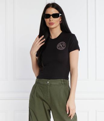 Bluzka damska na wiosnę Versace Jeans Couture ze sklepu: Gomez Fashion Store w kategorii: Bluzki damskie - zdjęcie 874714-BD9-10338_VR242W000056899
