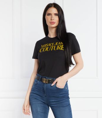 Bluzka damska na wiosnę Versace Jeans Couture ze sklepu: Gomez Fashion Store w kategorii: Bluzki damskie - zdjęcie 874714-BD9-10338_VR242W000069A06