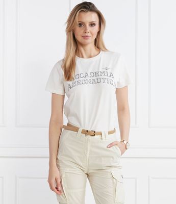 Bluzka damska Aeronautica Militare ze sklepu: Gomez Fashion Store w kategorii: Bluzki damskie - zdjęcie 874714-BD9-10338_AM241W000003213