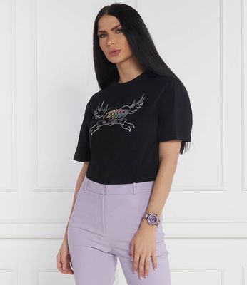Bluzka damska na wiosnę Chiara Ferragni ze sklepu: Gomez Fashion Store w kategorii: Bluzki damskie - zdjęcie 874714-BD9-10338_CF242W000002899