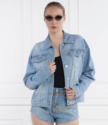 Kurtka damska na wiosnę Chiara Ferragni ze sklepu: Gomez Fashion Store w kategorii: Kurtki damskie - zdjęcie 874714-BD9-10338_CF242W000006009