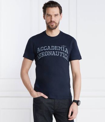 T-shirt męski Aeronautica Militare ze sklepu: Gomez Fashion Store w kategorii: T-shirty męskie - zdjęcie 874714-BD9-10338_AM241M000006151