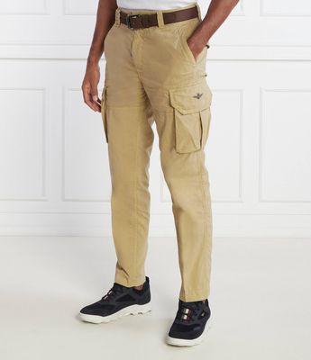Spodnie męskie jesienne Aeronautica Militare ze sklepu: Gomez Fashion Store w kategorii: Spodnie męskie - zdjęcie 874714-BD9-10338_AM241M000021216