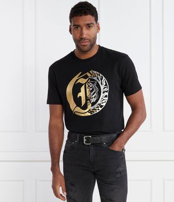 Just Cavalli - T-shirt męski ze sklepu: Gomez Fashion Store w kategorii: T-shirty męskie - zdjęcie 874714-BD9-10338_CA242M000002899