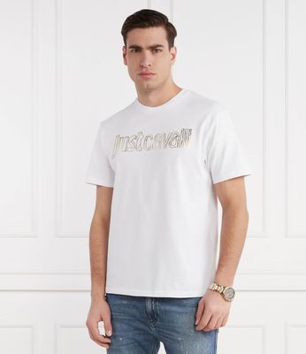T-shirt męski młodzieżowy Just Cavalli ze sklepu: Gomez Fashion Store w kategorii: T-shirty męskie - zdjęcie 874714-BD9-10338_CA242M000013005