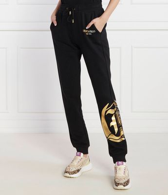 Spodnie damskie jesienne Just Cavalli ze sklepu: Gomez Fashion Store w kategorii: Spodnie damskie - zdjęcie 874714-BD9-10338_CA242W000038899