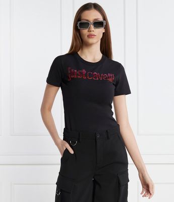 Bluzka damska na wiosnę Just Cavalli ze sklepu: Gomez Fashion Store w kategorii: Bluzki damskie - zdjęcie 874714-BD9-10338_CA242W000049899