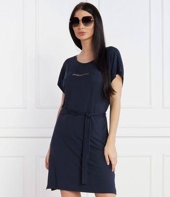 Emporio Armani - Sukienka prosta ze sklepu: Gomez Fashion Store w kategorii: Sukienki - zdjęcie 874714-BD9-10338_EW242W000011135