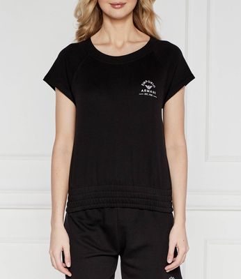 Bluzka damska na wiosnę casualowa Emporio Armani ze sklepu: Gomez Fashion Store w kategorii: Bluzki damskie - zdjęcie 874714-BD9-10338_EB242W000015020