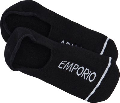 Skarpetki damskie z napisami Emporio Armani ze sklepu: Gomez Fashion Store w kategorii: Skarpetki damskie - zdjęcie 874714-BD9-10338_EB242W000021020