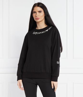 EA7 - Bluza damska casual jesienna ze sklepu: Gomez Fashion Store w kategorii: Bluzy damskie - zdjęcie 874714-BD9-10338_E7242W000030012
