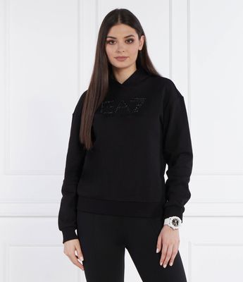 Bluza damska casual EA7 ze sklepu: Gomez Fashion Store w kategorii: Bluzy damskie - zdjęcie 874714-BD9-10338_E7242W000035012