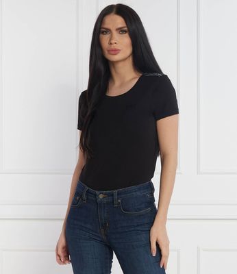 Bluzka damska wiosenna EA7 ze sklepu: Gomez Fashion Store w kategorii: Bluzki damskie - zdjęcie 874714-BD9-10338_E7242W000067012