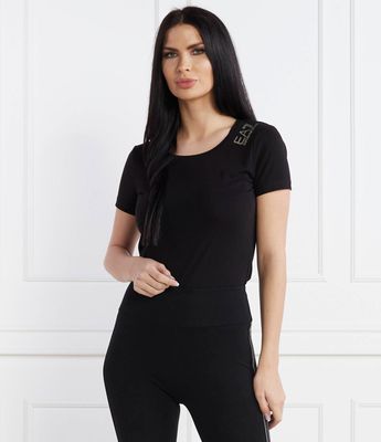 Bluzka damska na wiosnę EA7 ze sklepu: Gomez Fashion Store w kategorii: Bluzki damskie - zdjęcie 874714-BD9-10338_E7242W000081463