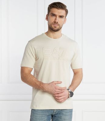 T-shirt męski na wiosnę EA7 ze sklepu: Gomez Fashion Store w kategorii: T-shirty męskie - zdjęcie 874714-BD9-10338_E7242M000012A82