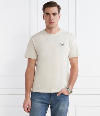 T-shirt męski casualowy EA7 ze sklepu: Gomez Fashion Store w kategorii: T-shirty męskie - zdjęcie 874714-BD9-10338_E7242M000013A82