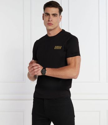 T-shirt męski na wiosnę EA7 ze sklepu: Gomez Fashion Store w kategorii: T-shirty męskie - zdjęcie 874714-BD9-10338_E7242M000051012