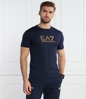 T-shirt męski wiosenny EA7 ze sklepu: Gomez Fashion Store w kategorii: T-shirty męskie - zdjęcie 874714-BD9-10338_E7242M000052554