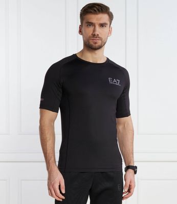 T-shirt męski casualowy EA7 ze sklepu: Gomez Fashion Store w kategorii: T-shirty męskie - zdjęcie 874714-BD9-10338_E7242M000053012